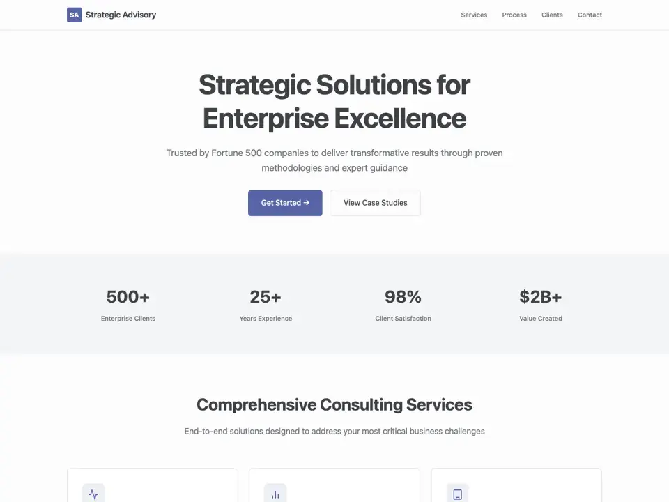 Enterprise Consulting Services